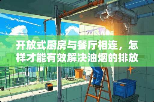 开放式厨房与餐厅相连，怎样才能有效解决油烟的排放问题？