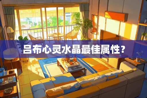 吕布心灵水晶最佳属性？