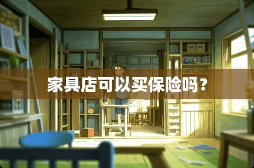 家具店可以买保险吗？