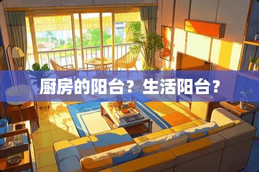 厨房的阳台？生活阳台？