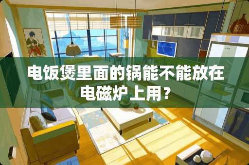 电饭煲里面的锅能不能放在电磁炉上用？