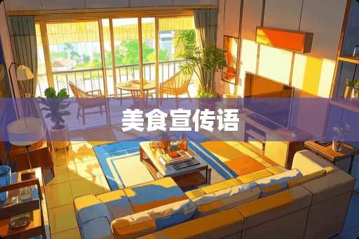 美食宣传语