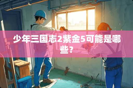 少年三国志2紫金5可能是哪些？