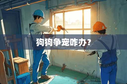 狗狗争宠咋办？