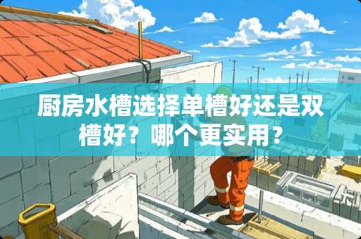 厨房水槽选择单槽好还是双槽好？哪个更实用？