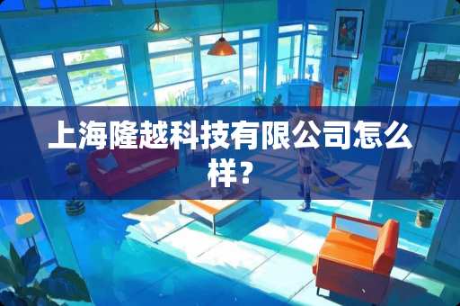 上海隆越科技有限公司怎么样？