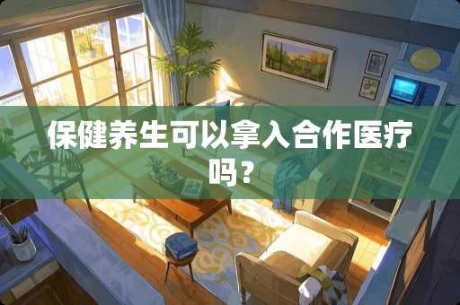 保健养生可以拿入合作医疗吗？