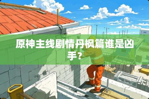 原神主线剧情丹枫篇谁是凶手？