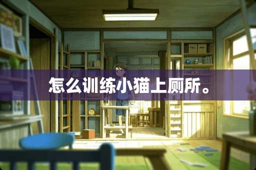 怎么训练小猫上厕所。