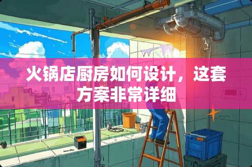 火锅店厨房如何设计，这套方案非常详细