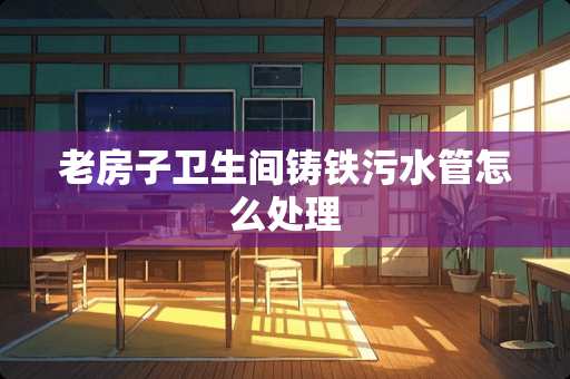 老房子卫生间铸铁污水管怎么处理