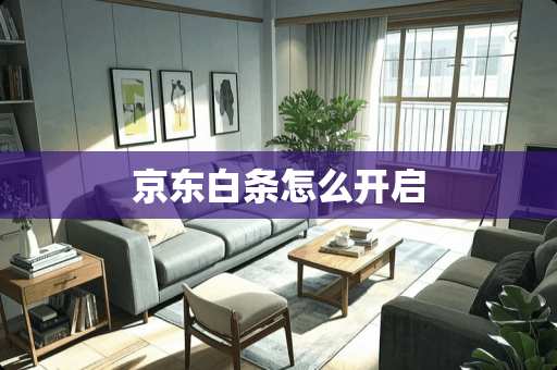 京东白条怎么开启