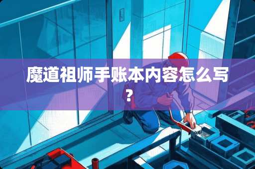 魔道祖师手账本内容怎么写？