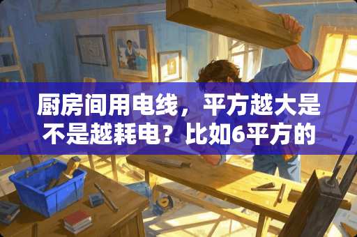 厨房间用电线，平方越大是不是越耗电？比如6平方的是不是比4平方的耗电？