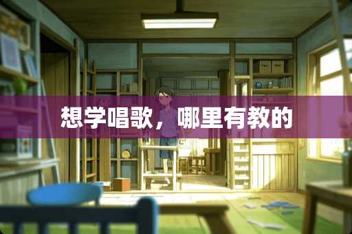 想学唱歌，哪里有教的