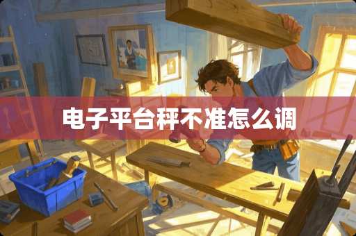 电子平台秤不准怎么调