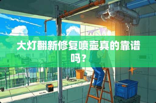大灯翻新修复喷壶真的靠谱吗？