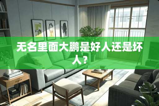 无名里面大鹏是好人还是坏人？