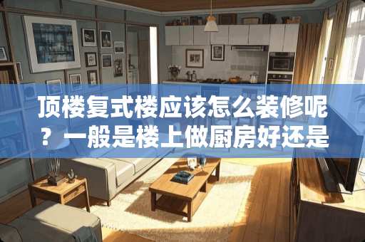 顶楼复式楼应该怎么装修呢？一般是楼上做厨房好还是楼下做厨房好呢？