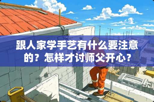 跟人家学手艺有什么要注意的？怎样才讨师父开心？