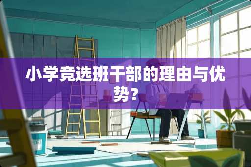 小学竞选班干部的理由与优势？