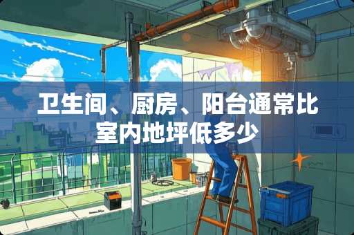 卫生间、厨房、阳台通常比室内地坪低多少
