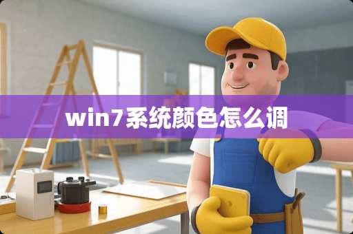 win7系统颜色怎么调