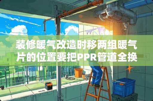 装修暖气改造时移两组暖气片的位置要把PPR管道全换掉吗？