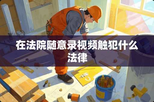 在法院随意录视频触犯什么法律