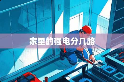 家里的强电分几路