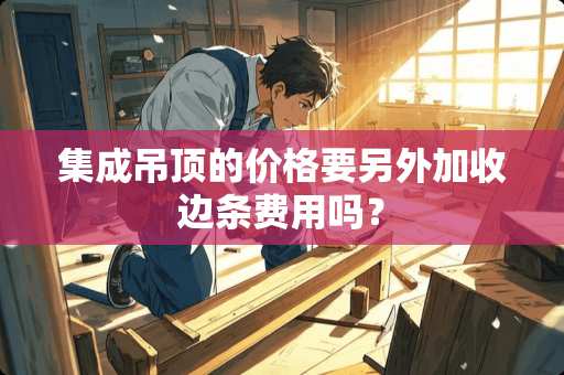 集成吊顶的价格要另外加收边条费用吗？