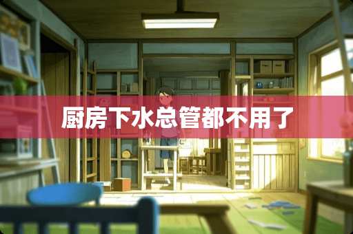 厨房下水总管都不用了