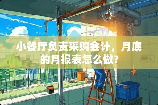 小餐厅负责采购会计，月底的月报表怎么做？