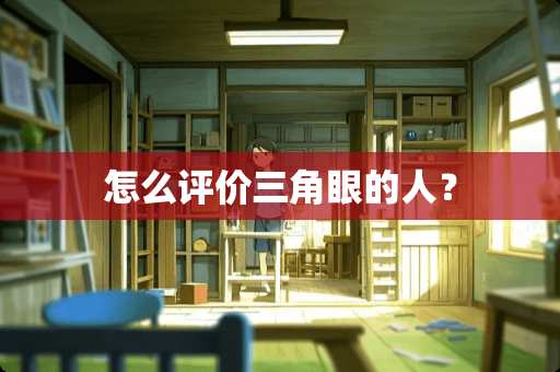 怎么评价三角眼的人？