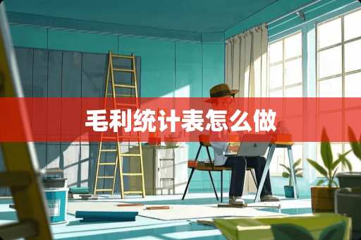 毛利统计表怎么做