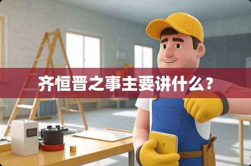 齐恒晋之事主要讲什么？