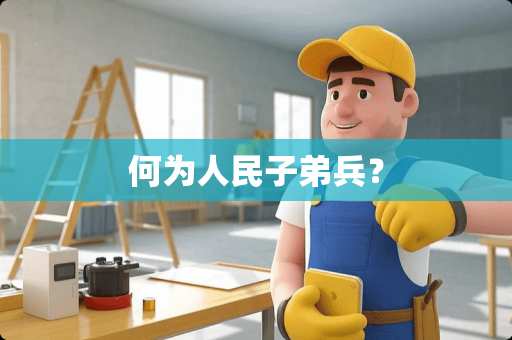 何为人民子弟兵？