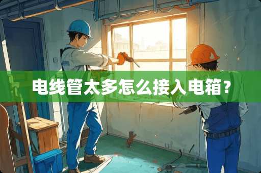 电线管太多怎么接入电箱？
