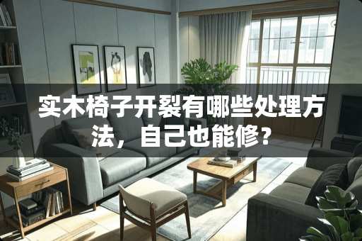 实木椅子开裂有哪些处理方法，自己也能修？