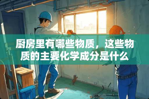 厨房里有哪些物质，这些物质的主要化学成分是什么