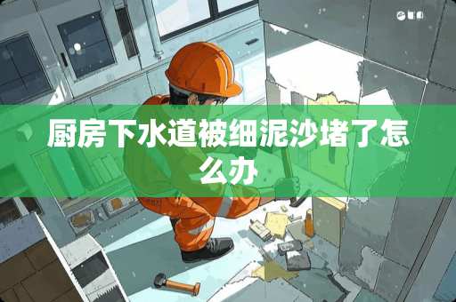 厨房下水道被细泥沙堵了怎么办