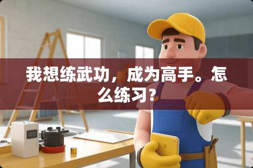 我想练武功，成为高手。怎么练习？