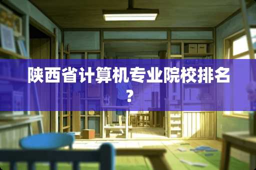 陕西省计算机专业院校排名？