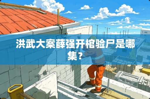 洪武大案薛强开棺验尸是哪集？