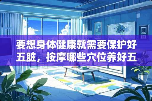 要想身体健康就需要保护好五脏，按摩哪些*位养好五脏？