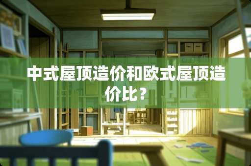 中式屋顶造价和欧式屋顶造价比？