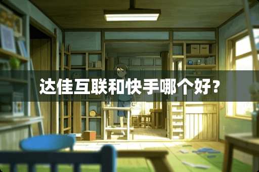 达佳互联和快手哪个好？