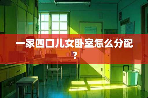 一家四口儿女卧室怎么分配？