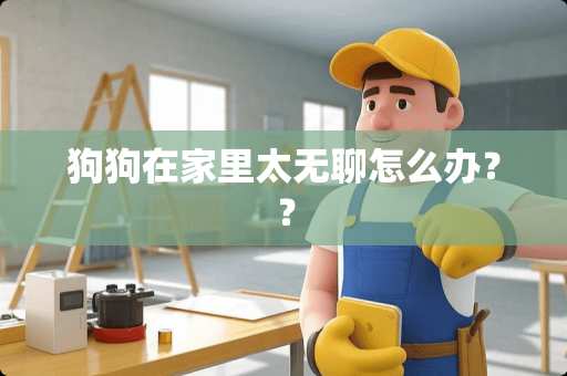狗狗在家里太无聊怎么办？？