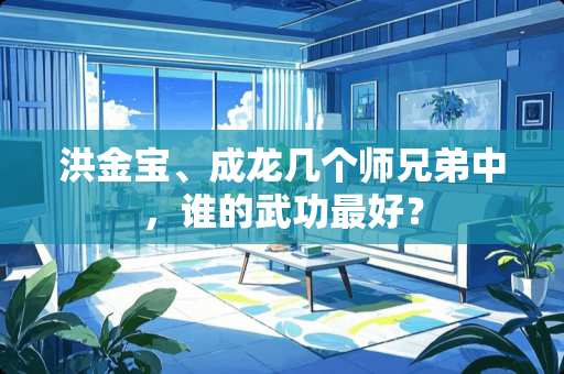 洪金宝、成龙几个师兄弟中，谁的武功最好？